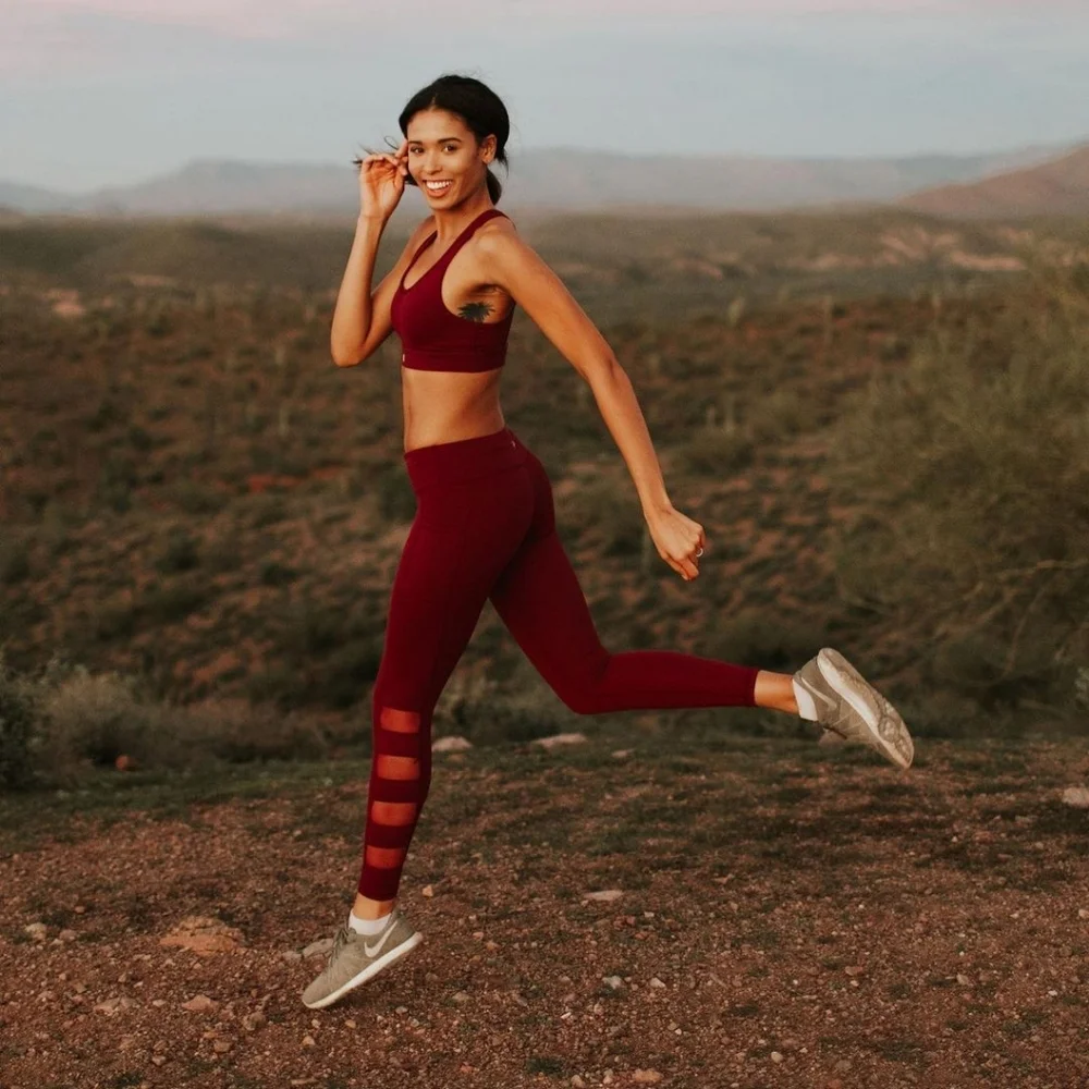 Senita Athletics Sarah Sports Bra - Mulberry - Picture 4 of 9